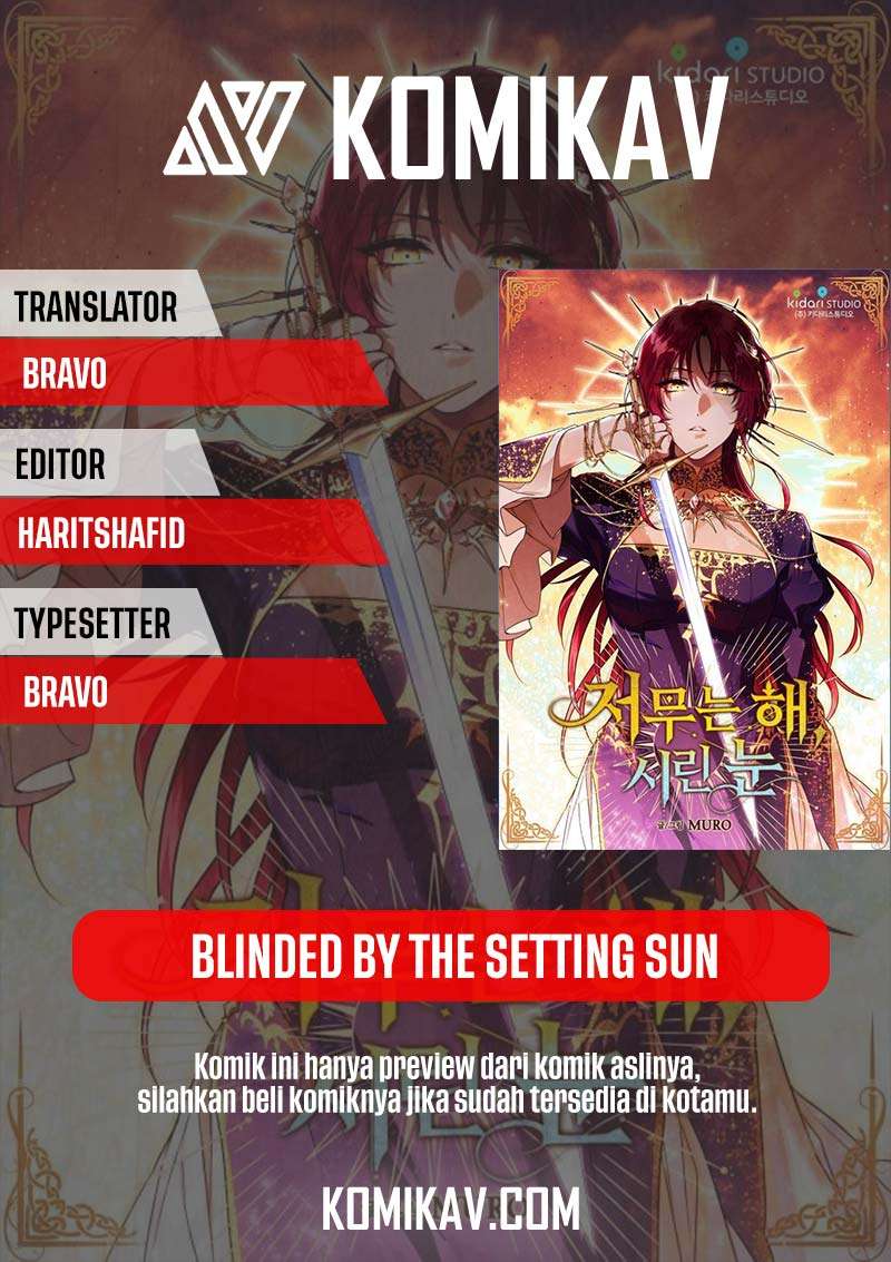 Blinded By The Setting Sun Chapter 21 - halaman 1