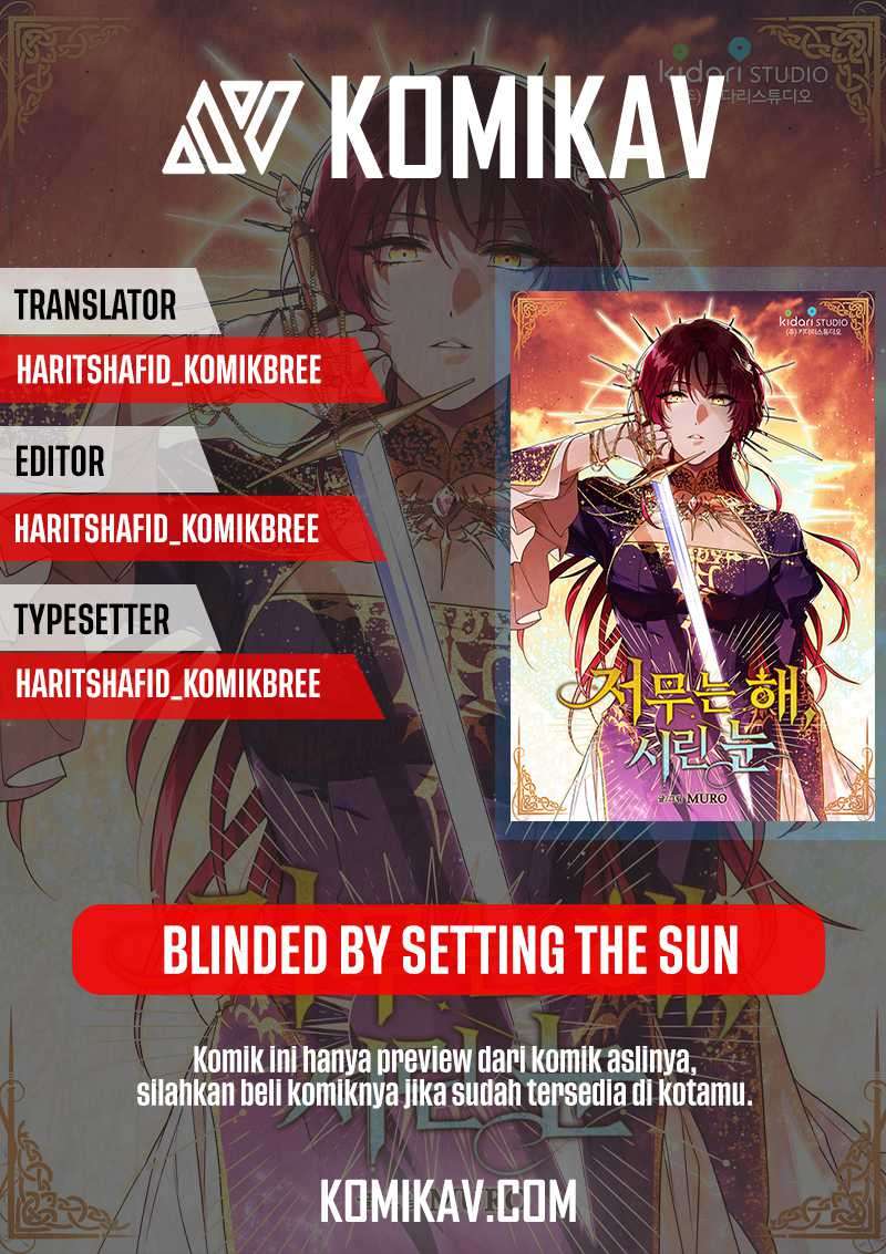 Blinded By The Setting Sun Chapter 28 - halaman 1
