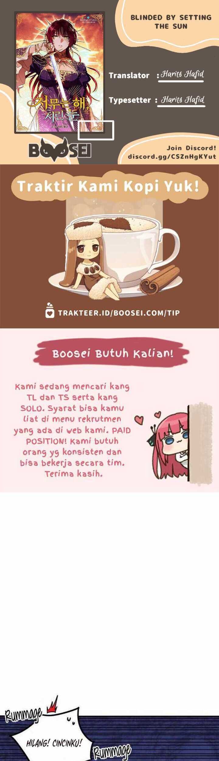 Blinded By The Setting Sun Chapter 32 - halaman 1