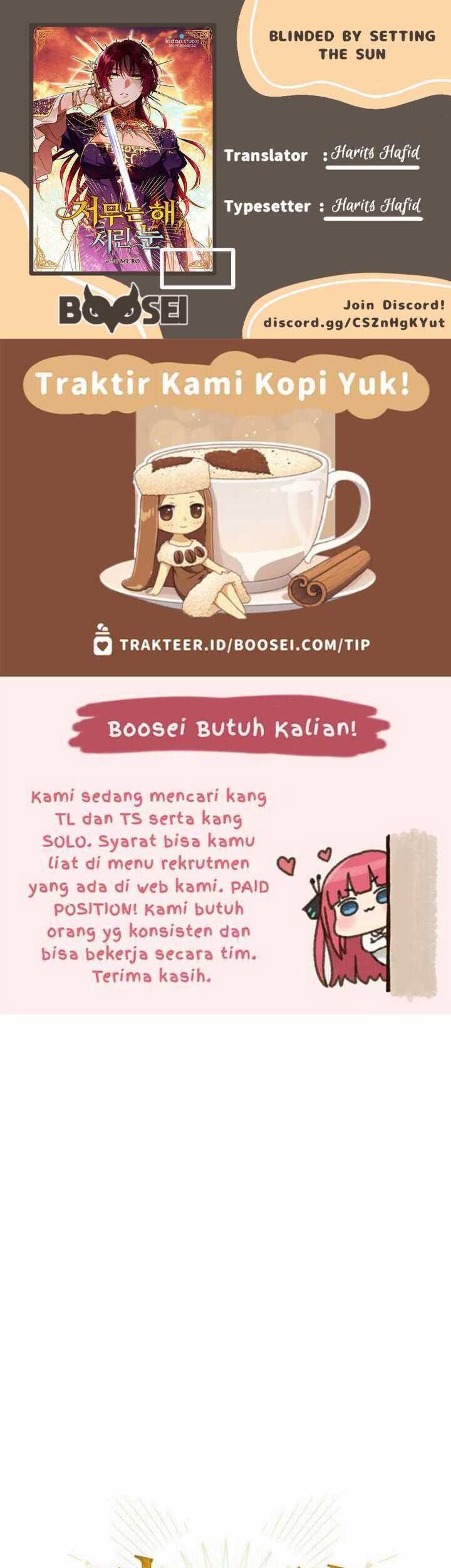 Blinded By The Setting Sun Chapter 33 - halaman 1