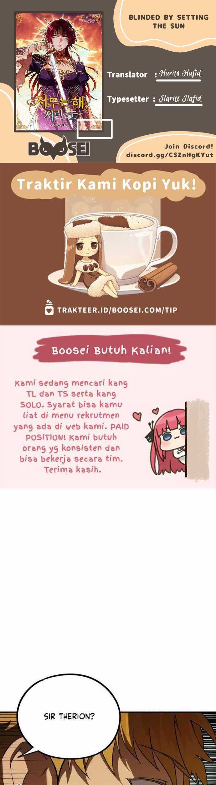 Blinded By The Setting Sun Chapter 38 - halaman 1