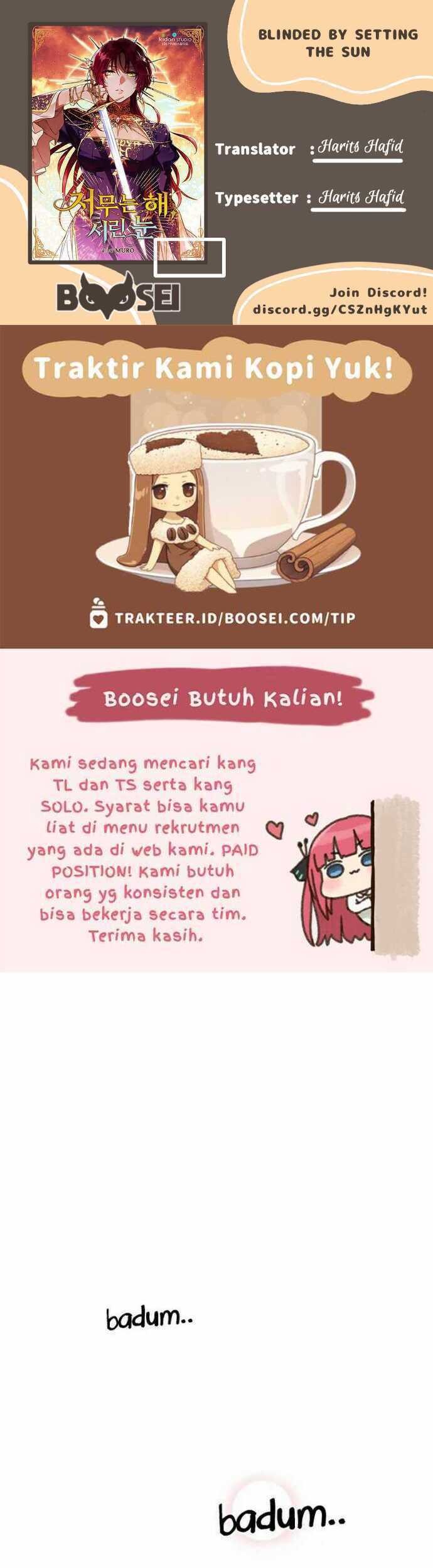 Blinded By The Setting Sun Chapter 39 - halaman 1