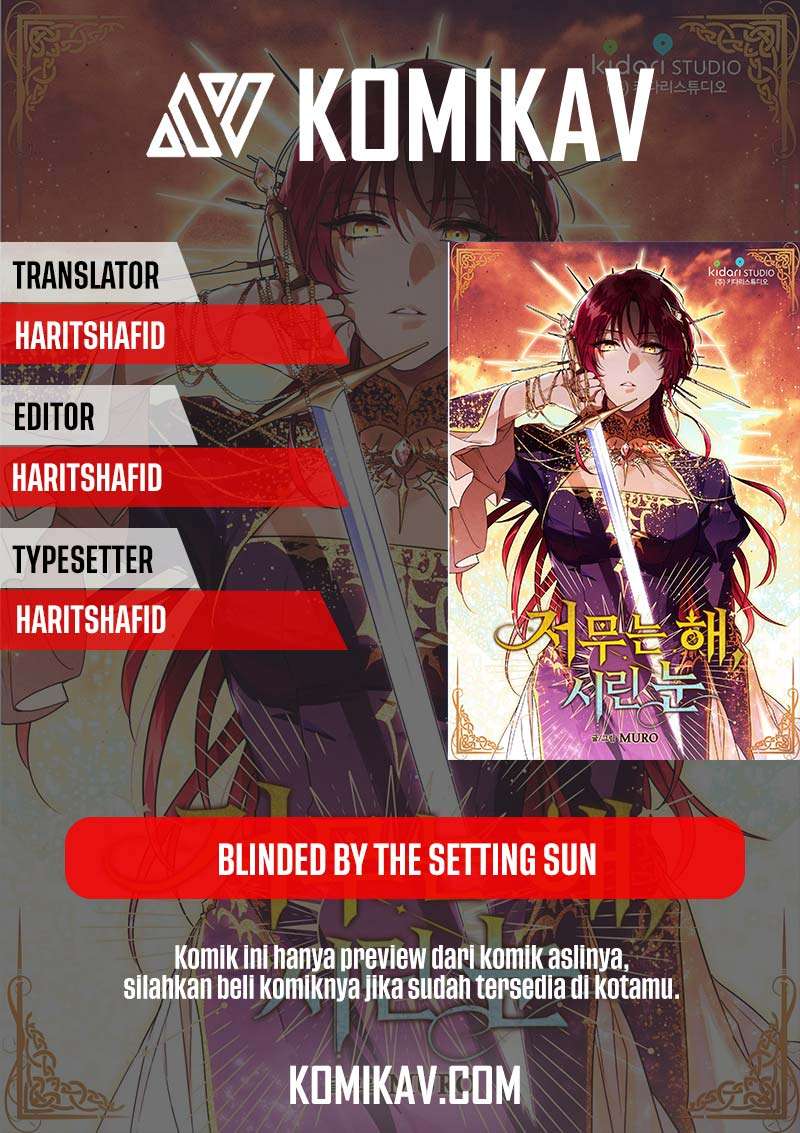 Blinded By The Setting Sun Chapter 6 - halaman 1