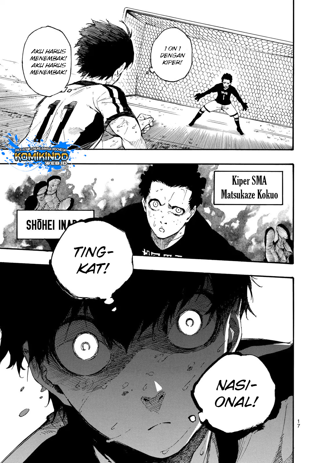 Blue Lock Chapter 1 - halaman 17