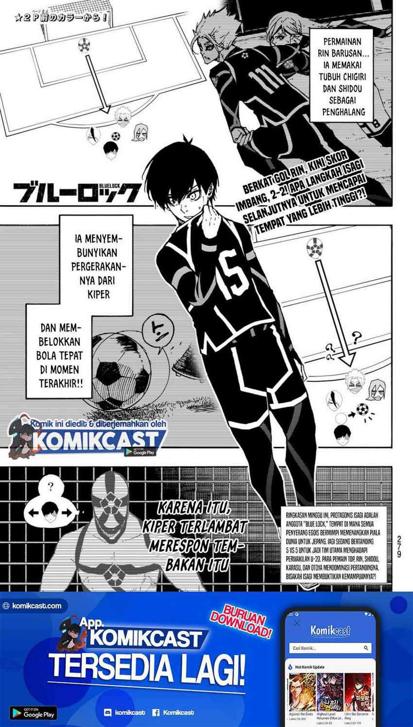 Blue Lock Chapter 100 - halaman 2