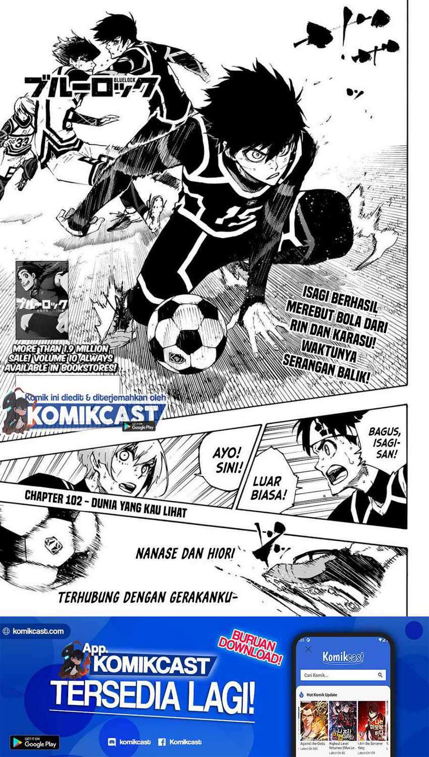 Blue Lock Chapter 102 - halaman 2