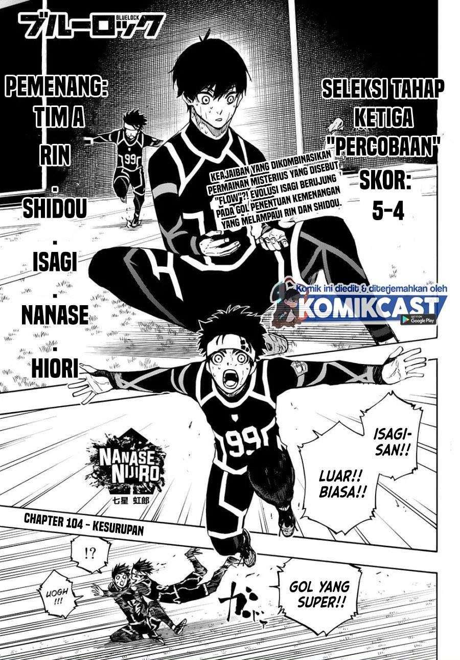 Blue Lock Chapter 104 - halaman 1