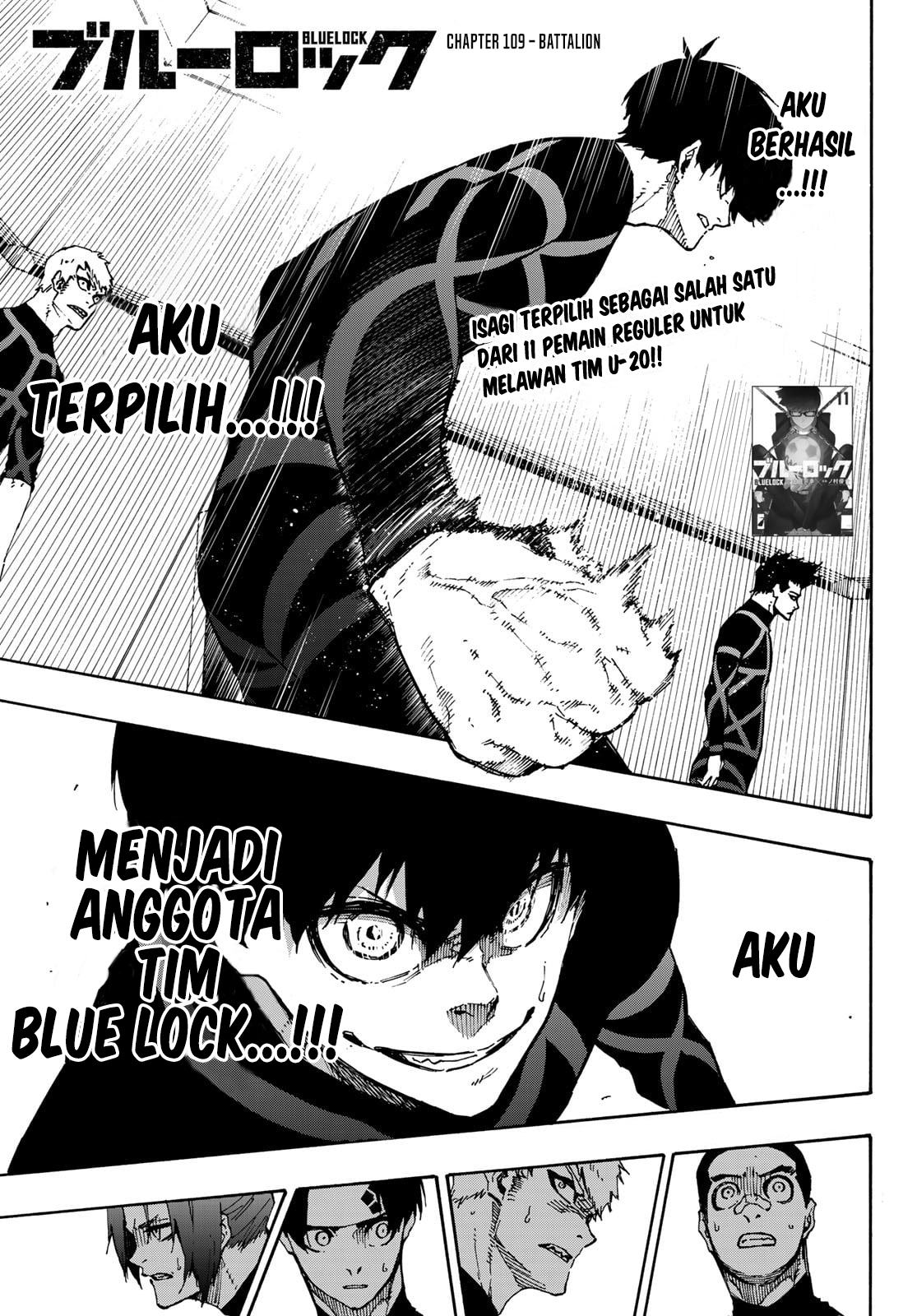 Blue Lock Chapter 109 - halaman 3