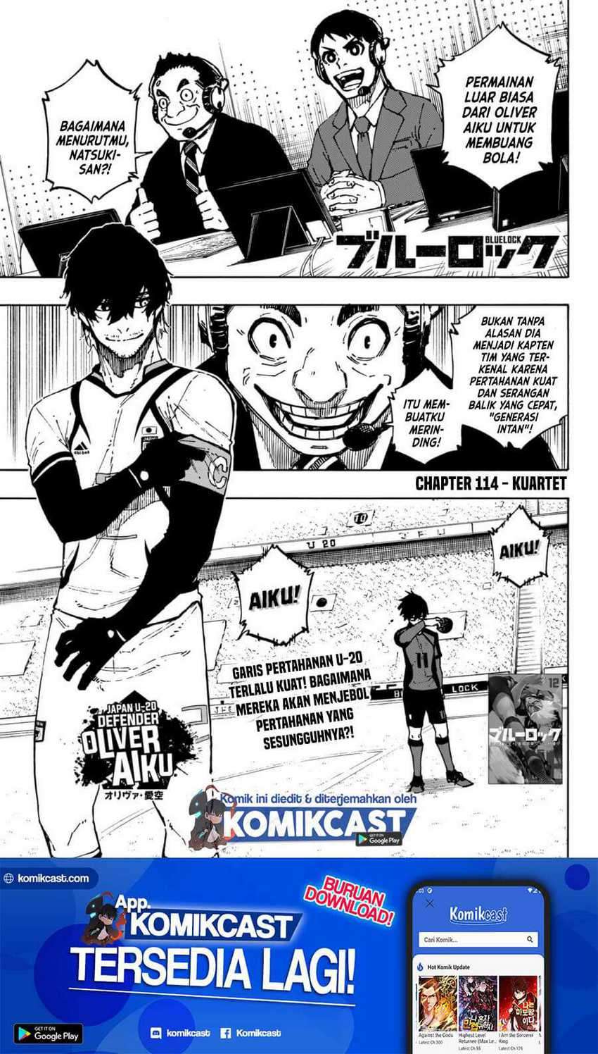 Blue Lock Chapter 114 - halaman 2