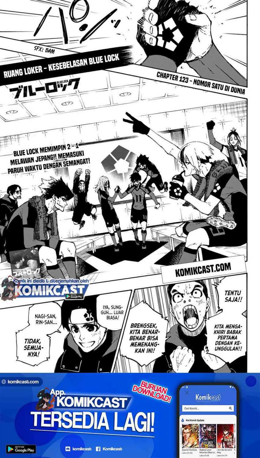 Blue Lock Chapter 123 - halaman 2