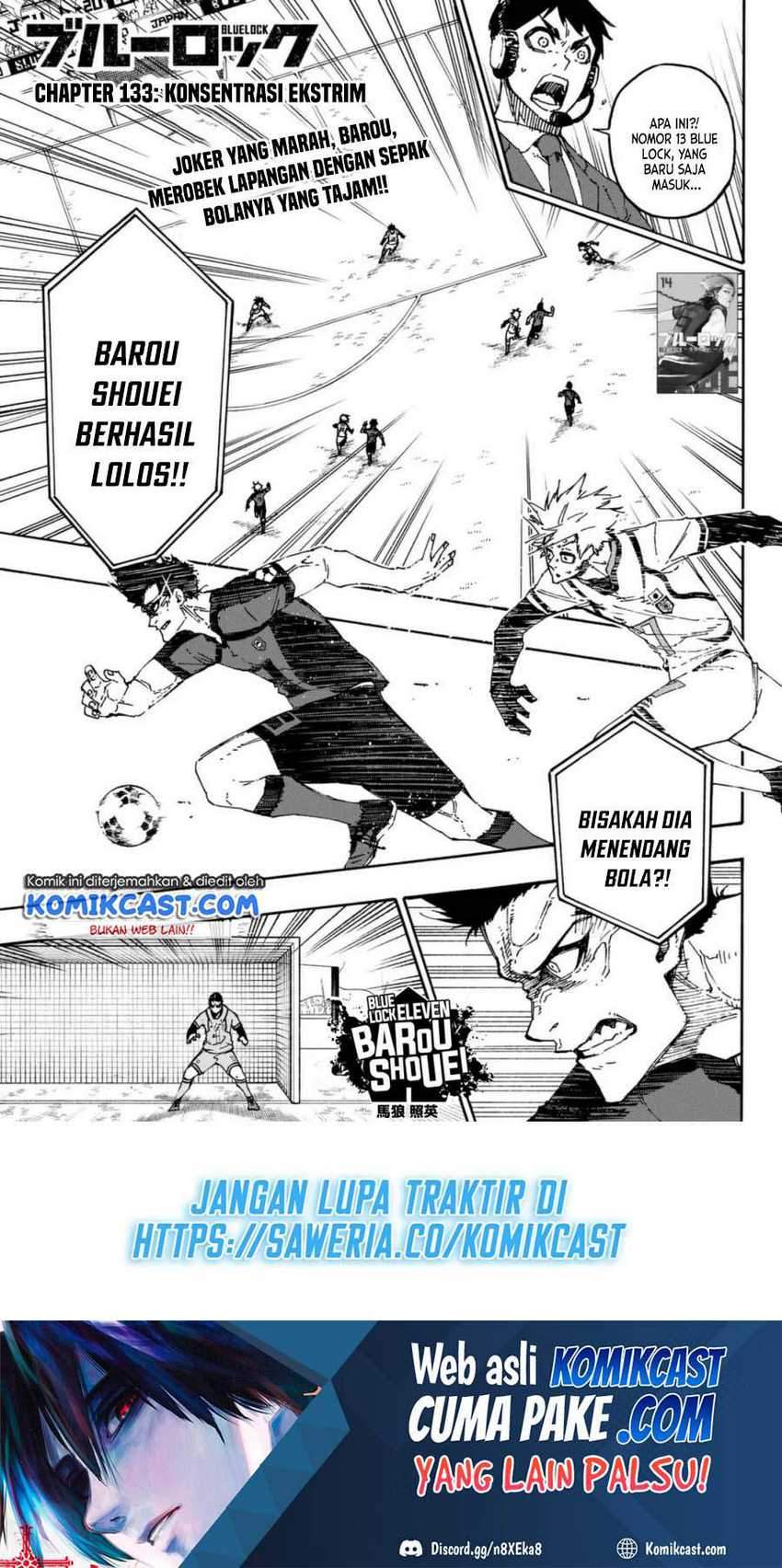 Blue Lock Chapter 133 - halaman 2