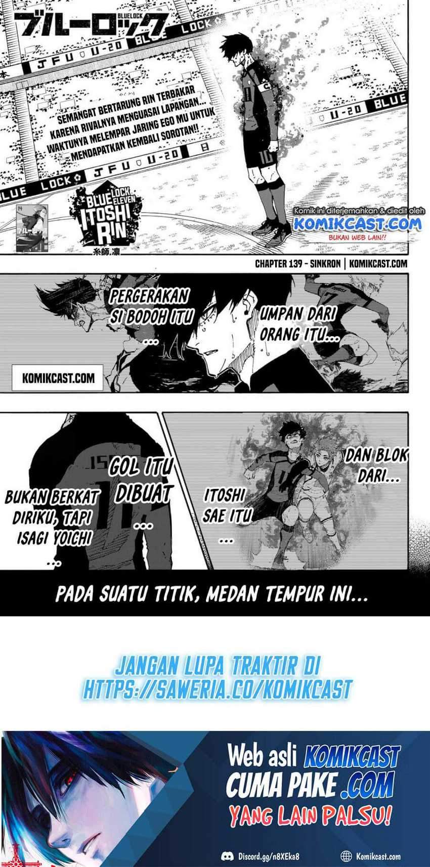 Blue Lock Chapter 139 - halaman 2