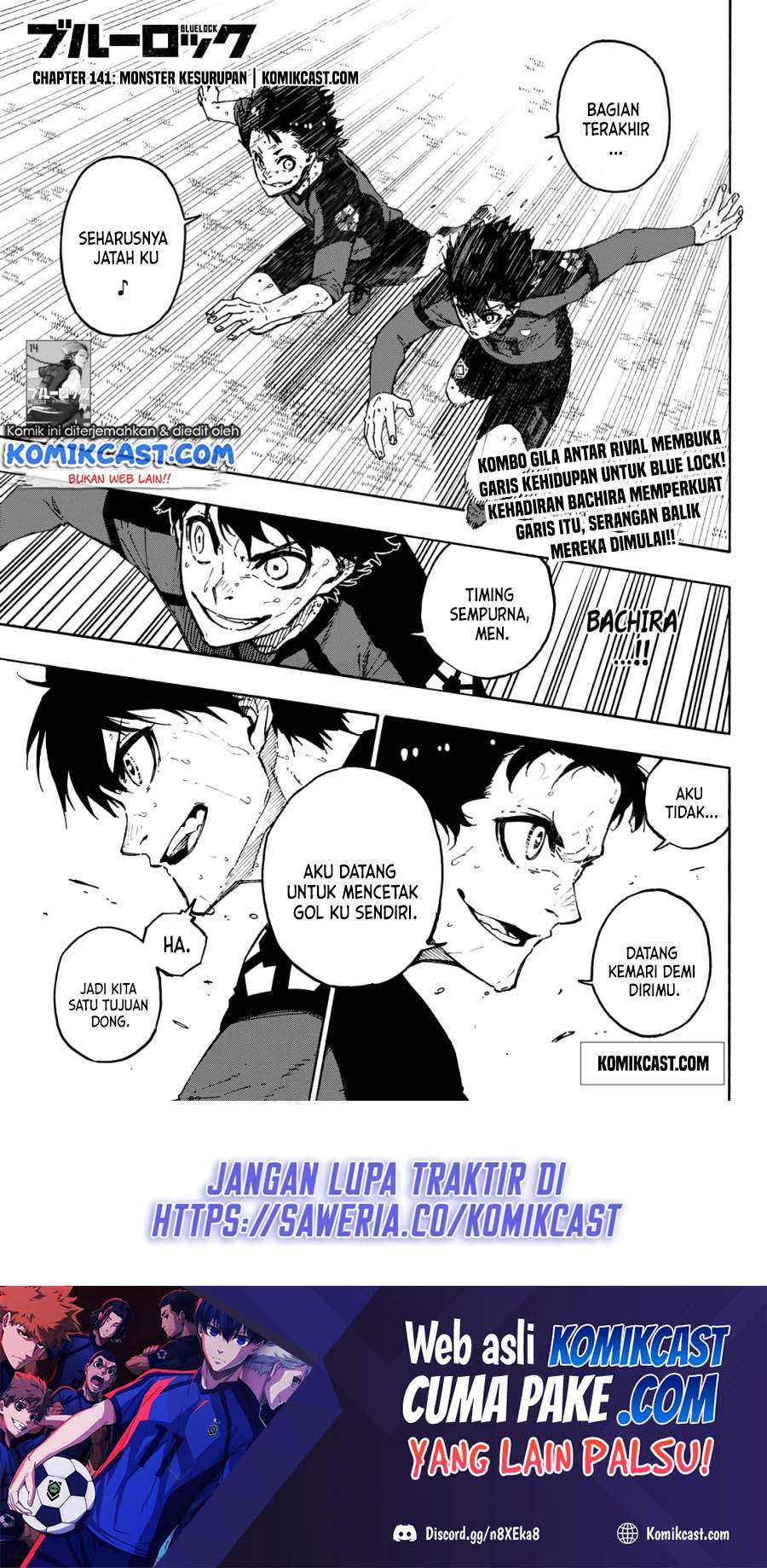 Blue Lock Chapter 141 - halaman 2