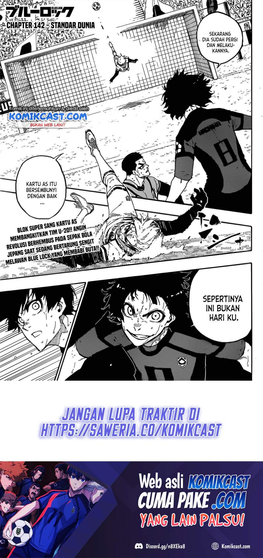 Blue Lock Chapter 142 - halaman 2
