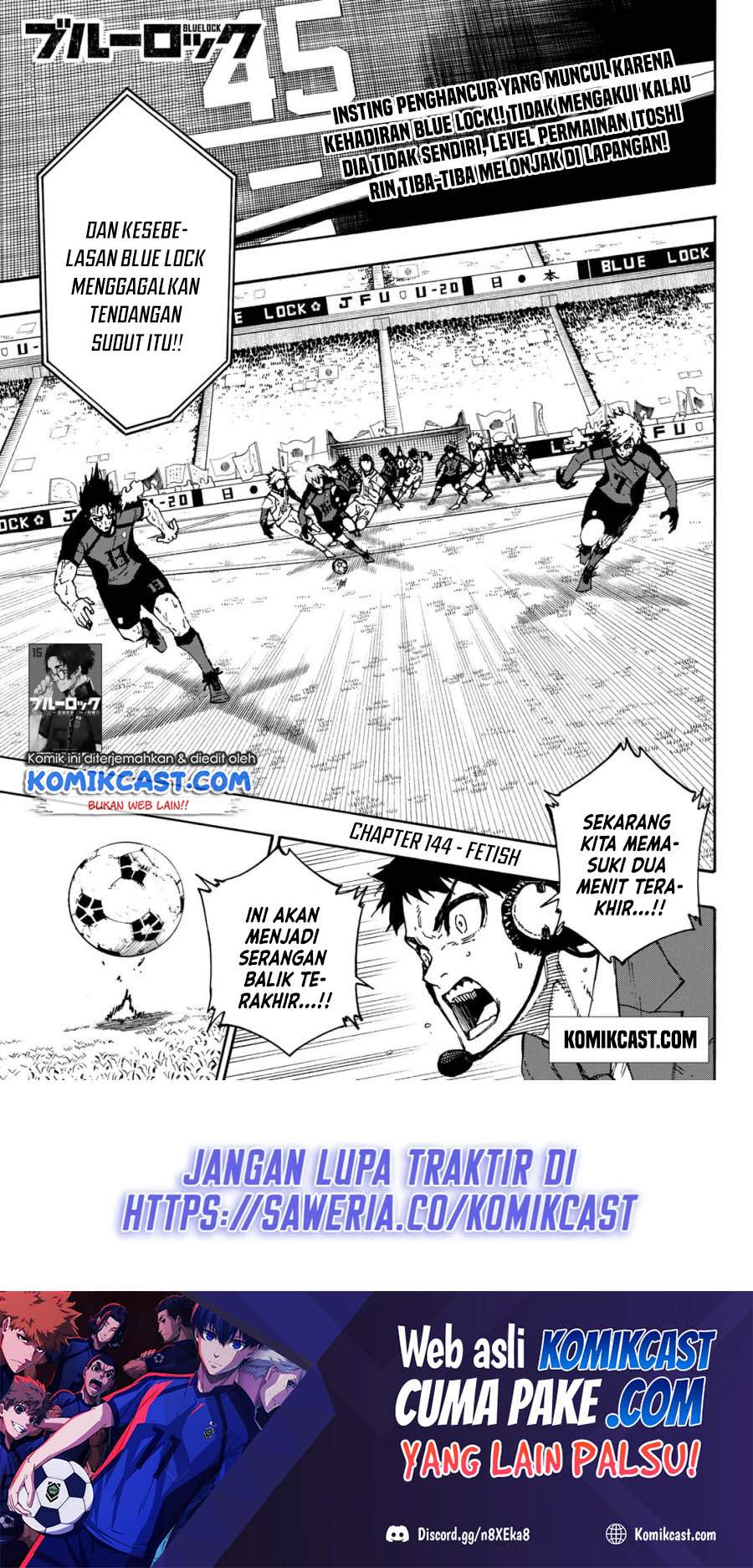 Blue Lock Chapter 144 - halaman 1