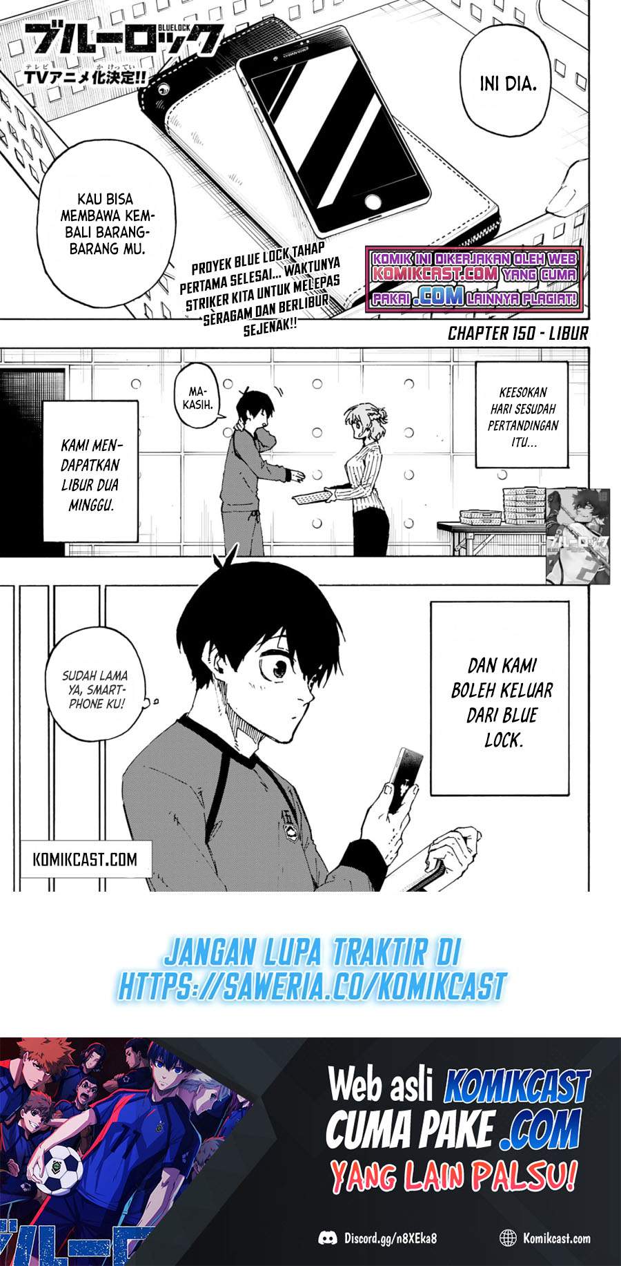 Blue Lock Chapter 150 - halaman 2