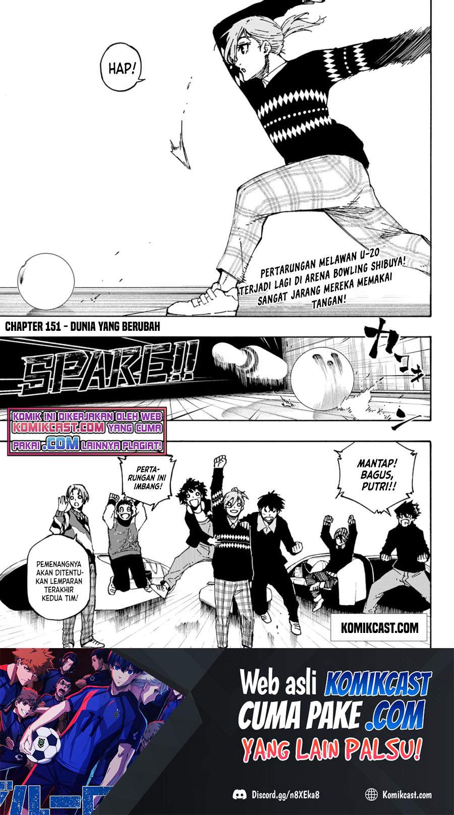 Blue Lock Chapter 151 - halaman 2