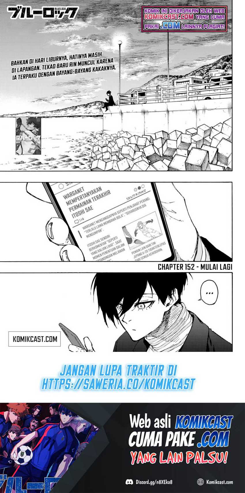 Blue Lock Chapter 152 - halaman 2