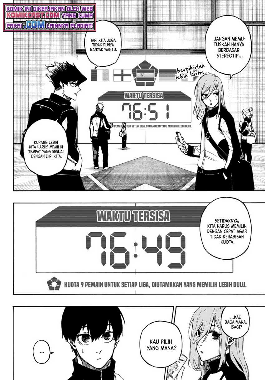 Blue Lock Chapter 154 - halaman 3