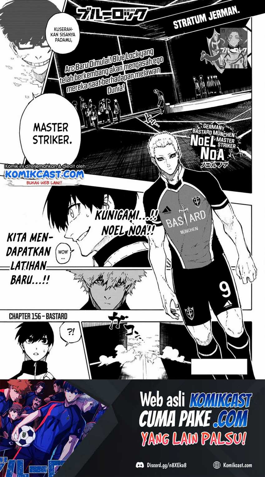Blue Lock Chapter 156 - halaman 2