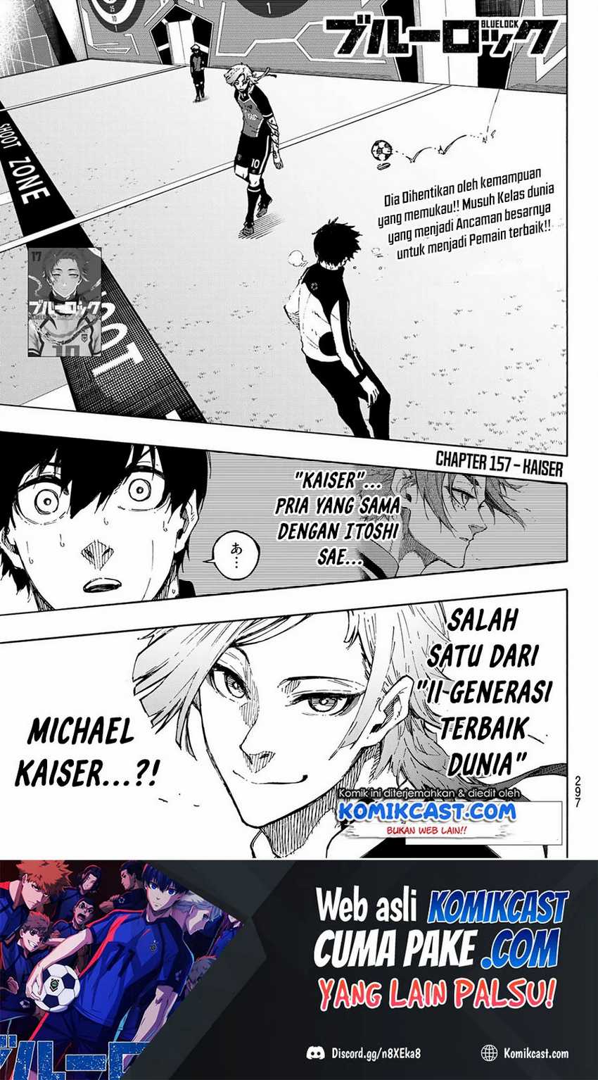 Blue Lock Chapter 157 - halaman 2