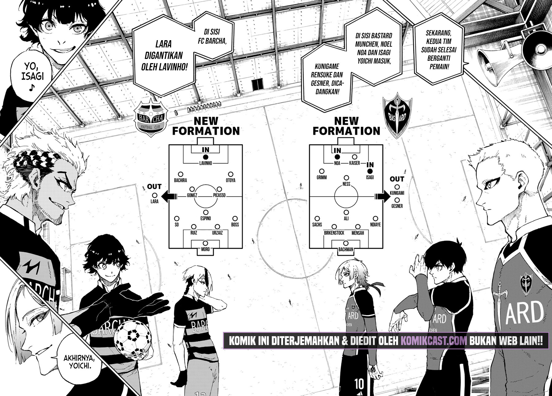 Blue Lock Chapter 163 - halaman 18