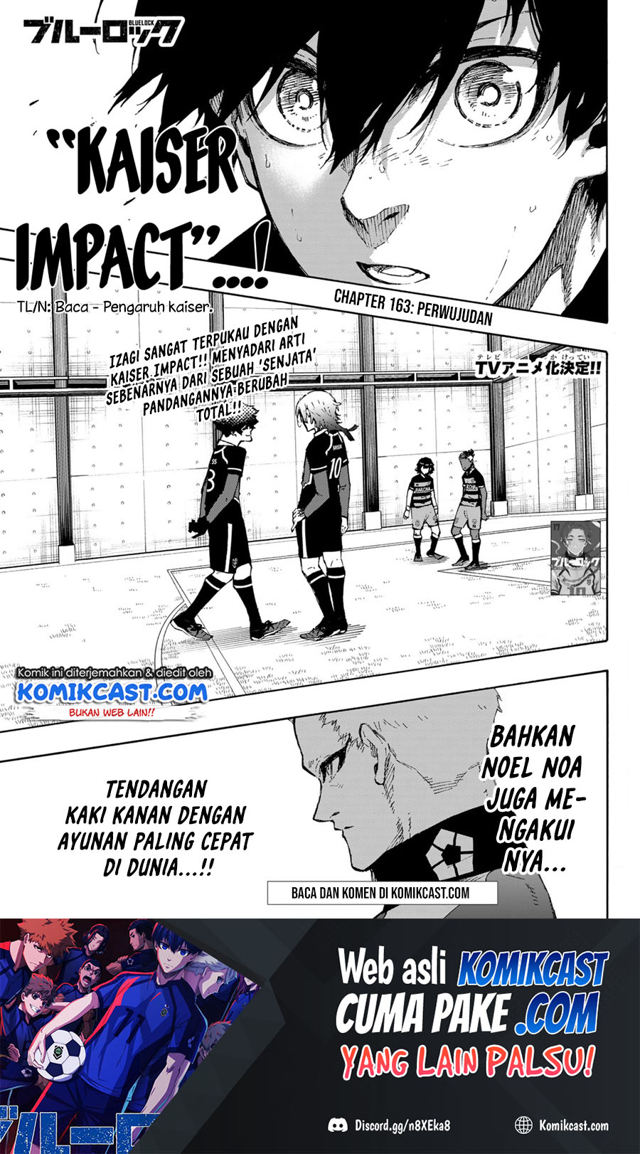 Blue Lock Chapter 163 - halaman 2