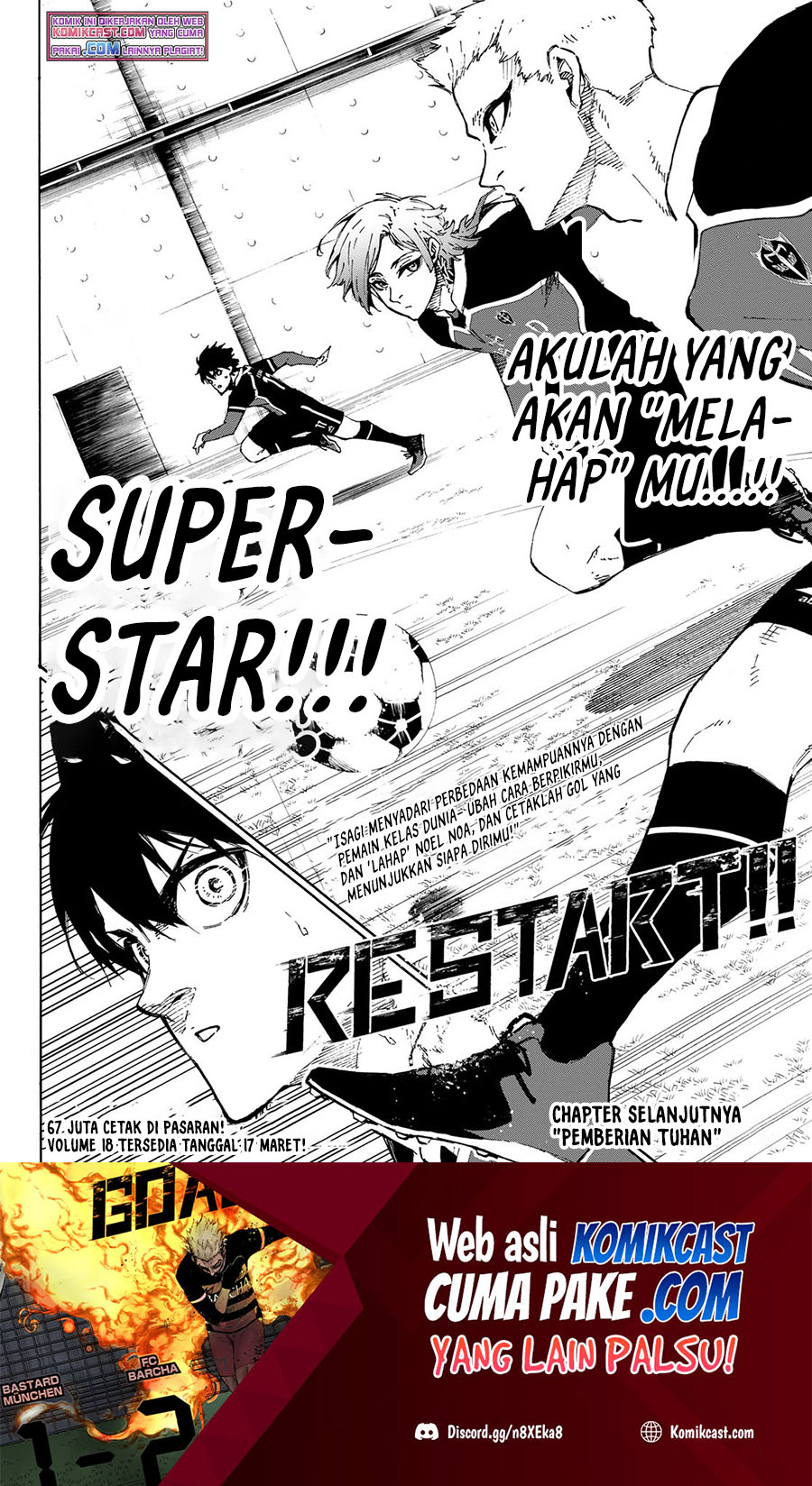 Blue Lock Chapter 164 - halaman 19