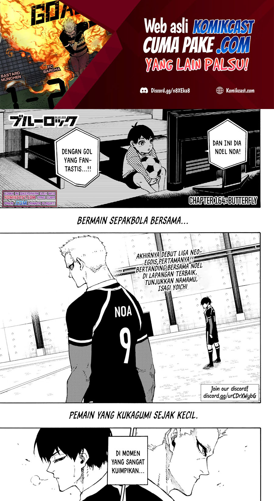 Blue Lock Chapter 164 - halaman 2
