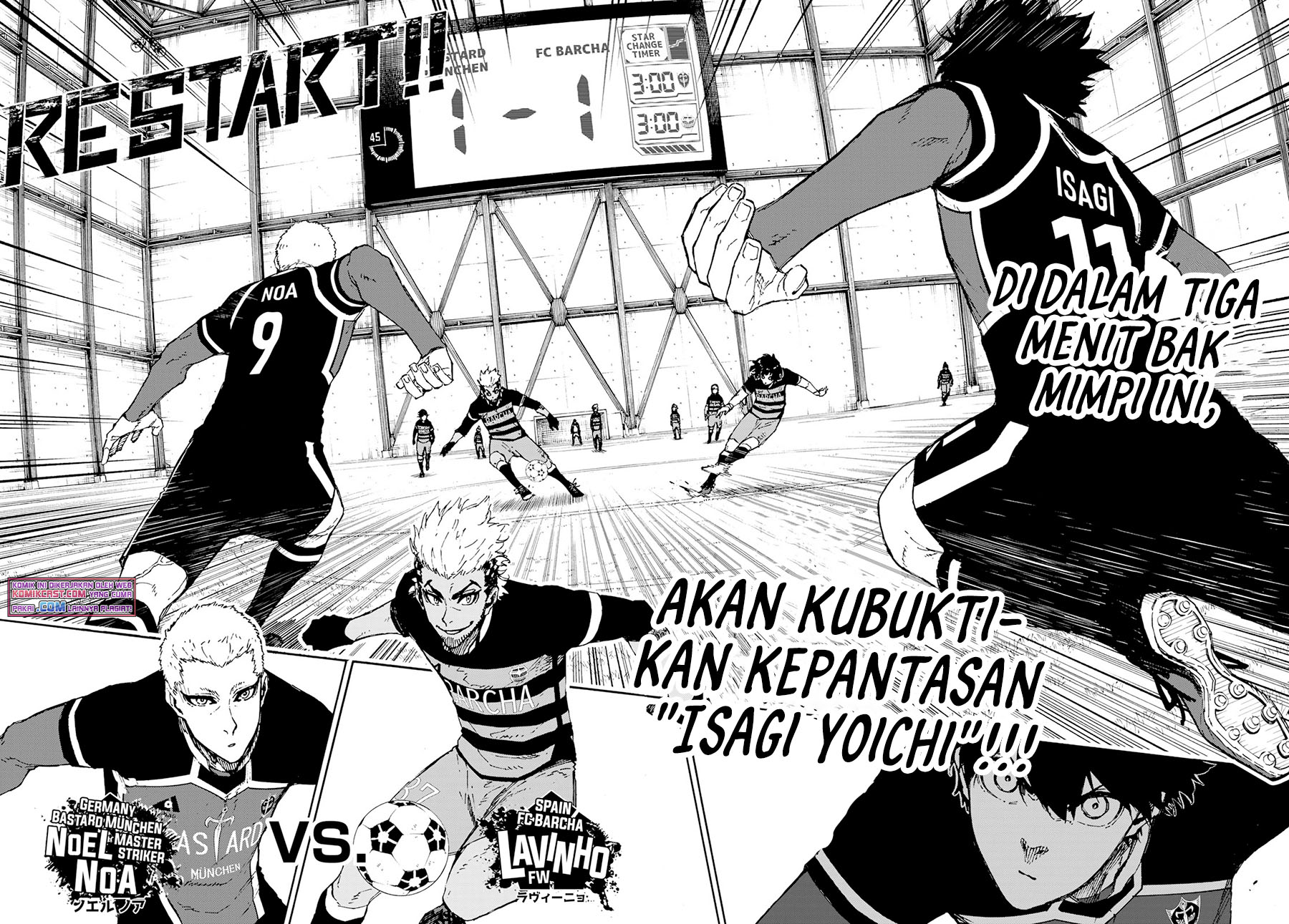 Blue Lock Chapter 164 - halaman 3