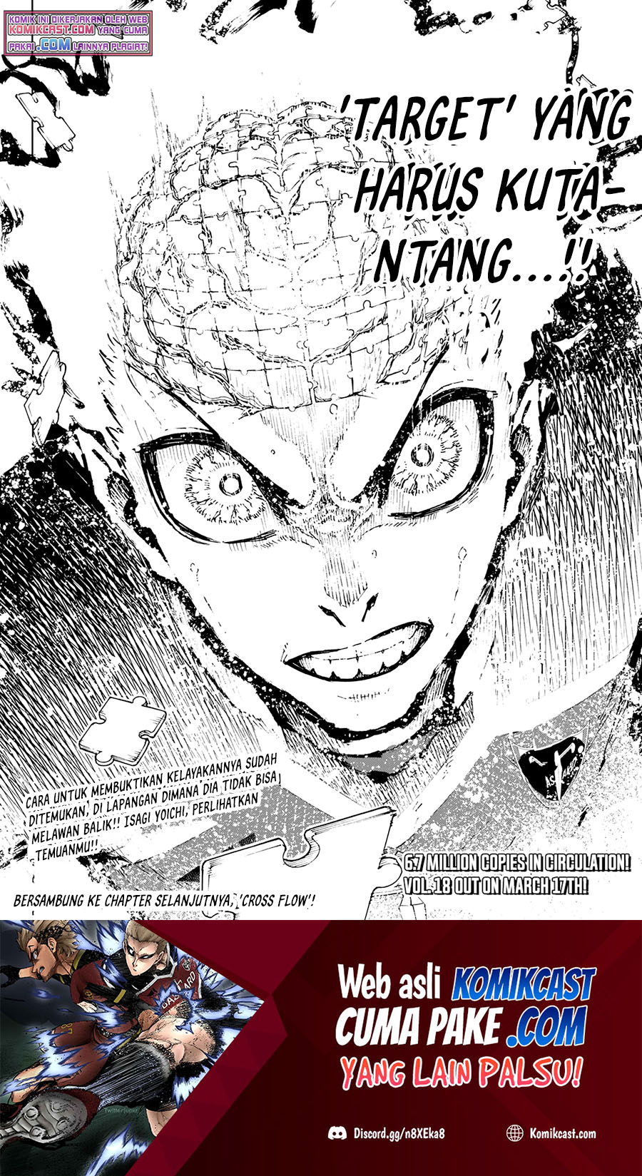Blue Lock Chapter 166 - halaman 20