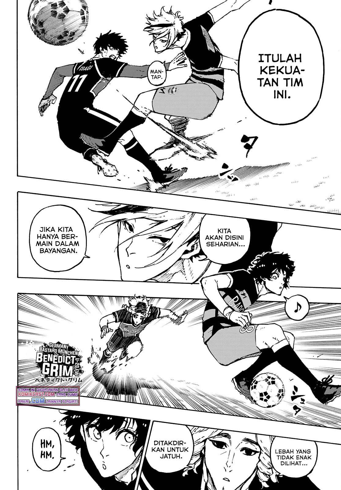 Blue Lock Chapter 166 - halaman 9