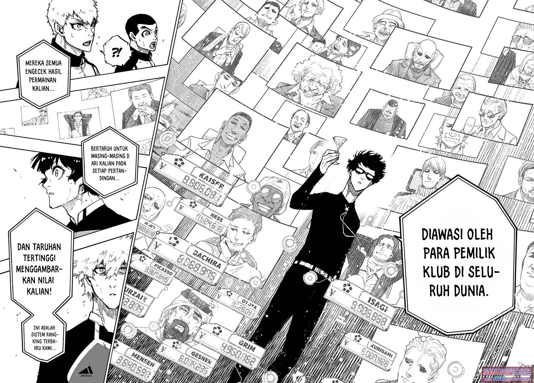 Blue Lock Chapter 168 - halaman 18