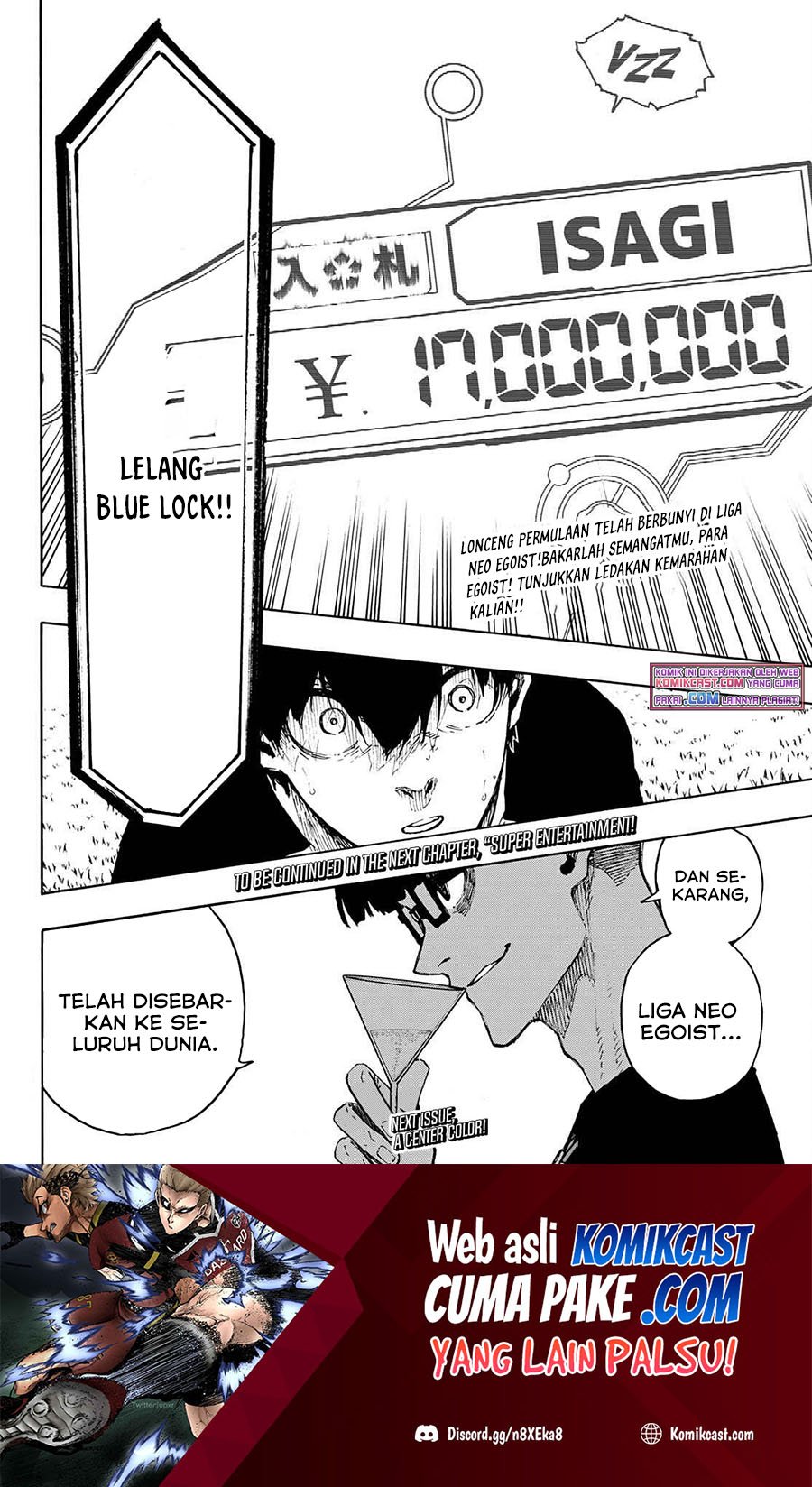 Blue Lock Chapter 168 - halaman 19