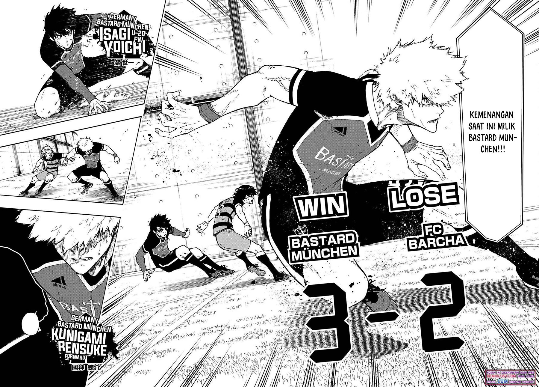 Blue Lock Chapter 168 - halaman 3