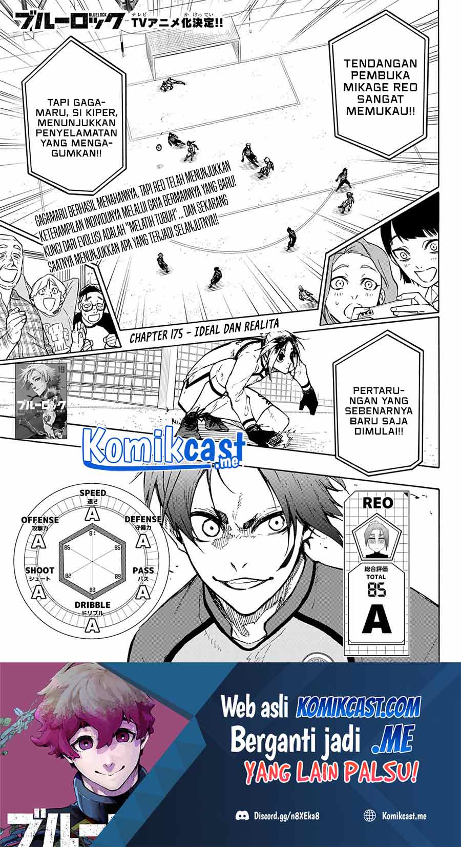 Blue Lock Chapter 175 - halaman 2