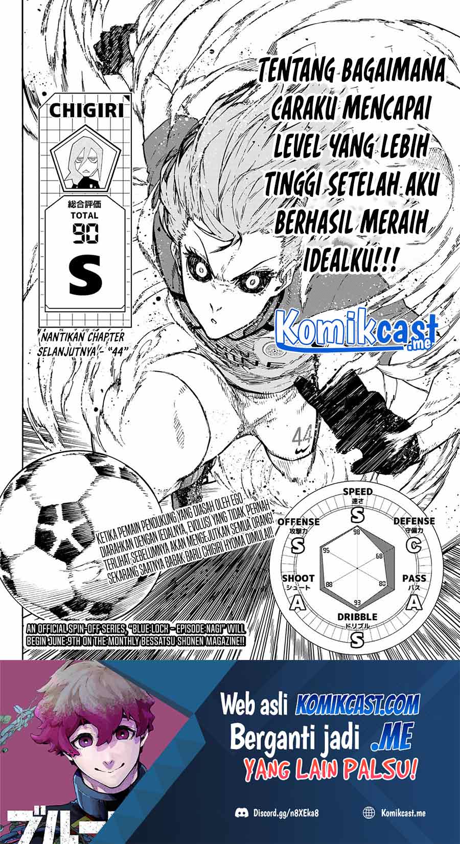 Blue Lock Chapter 175 - halaman 20