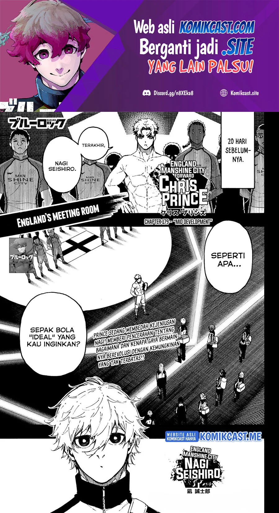 Blue Lock Chapter 179 - halaman 2