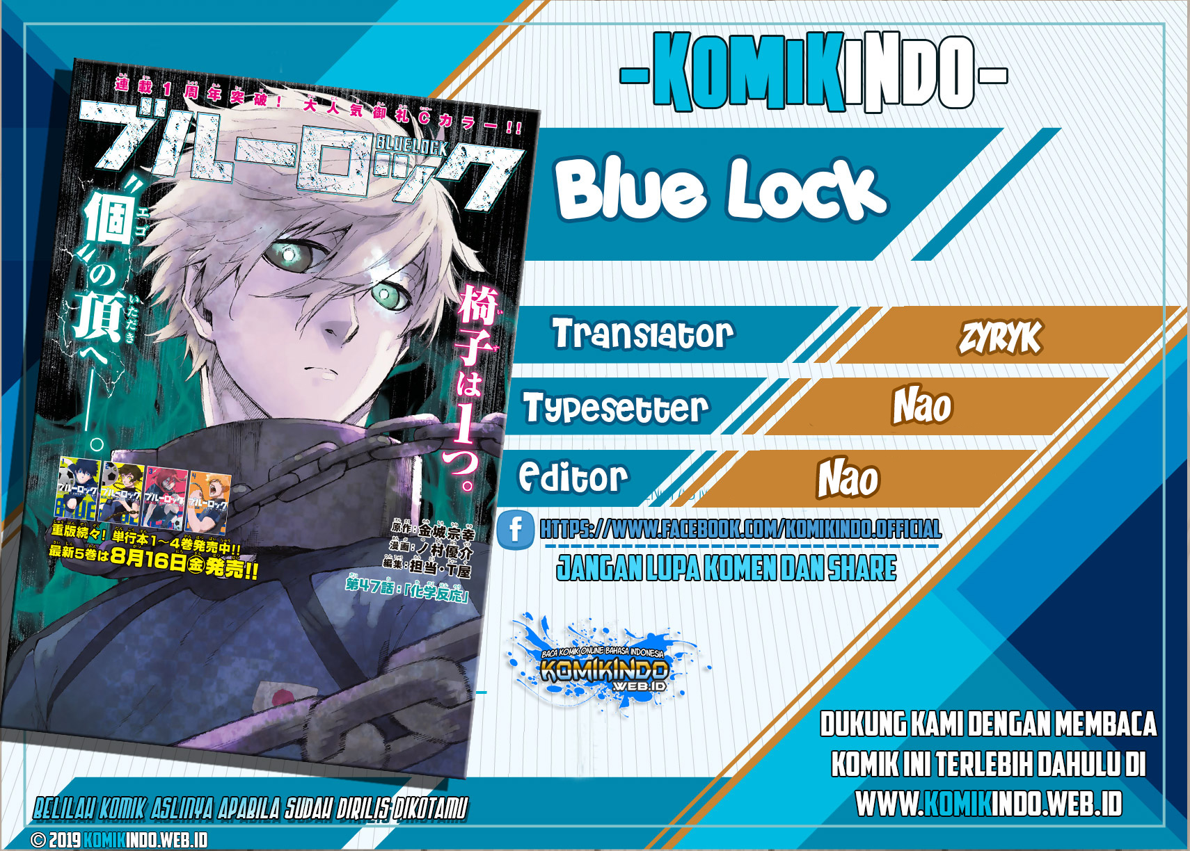 Blue Lock Chapter 18 - halaman 1