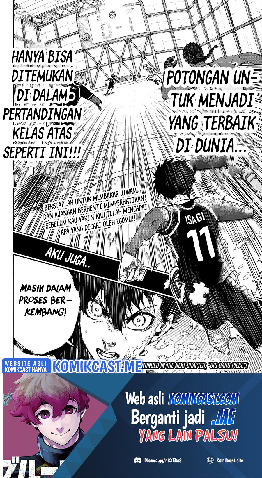 Blue Lock Chapter 180 - halaman 20