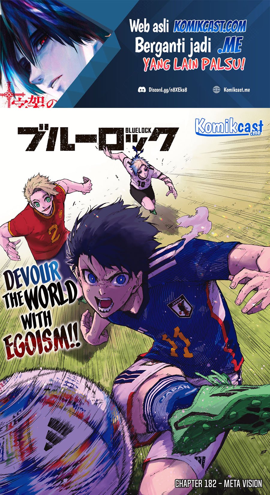 Blue Lock Chapter 182 - halaman 2