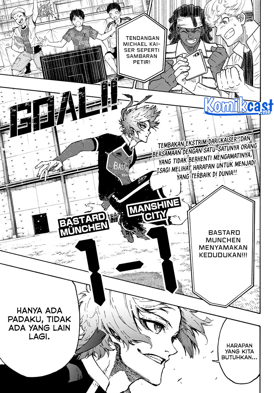 Blue Lock Chapter 182 - halaman 3