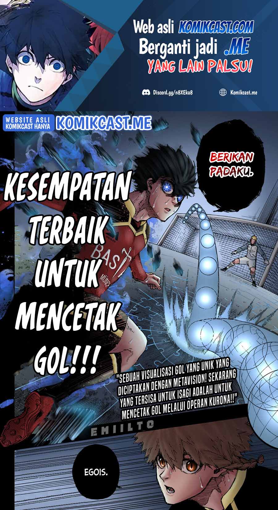 Blue Lock Chapter 184 - halaman 19