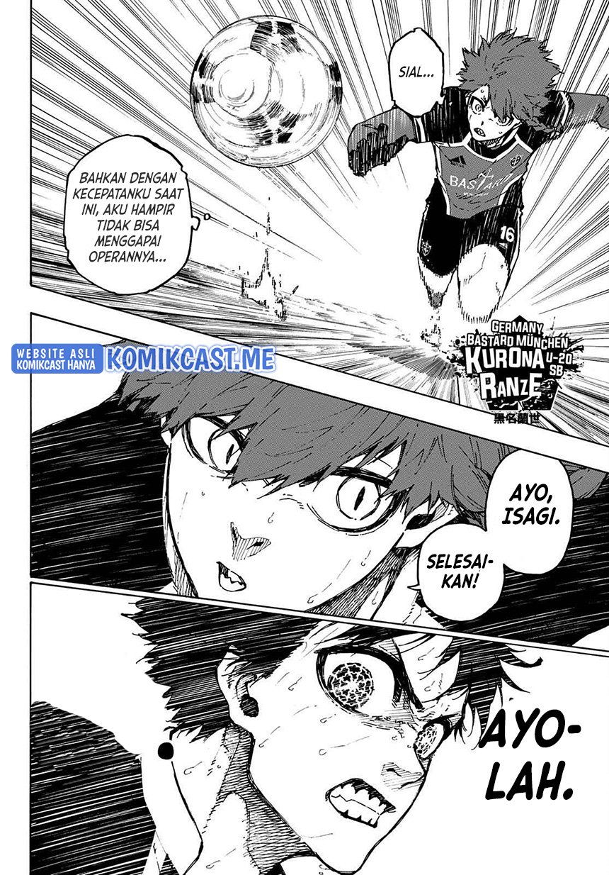 Blue Lock Chapter 185 - halaman 3
