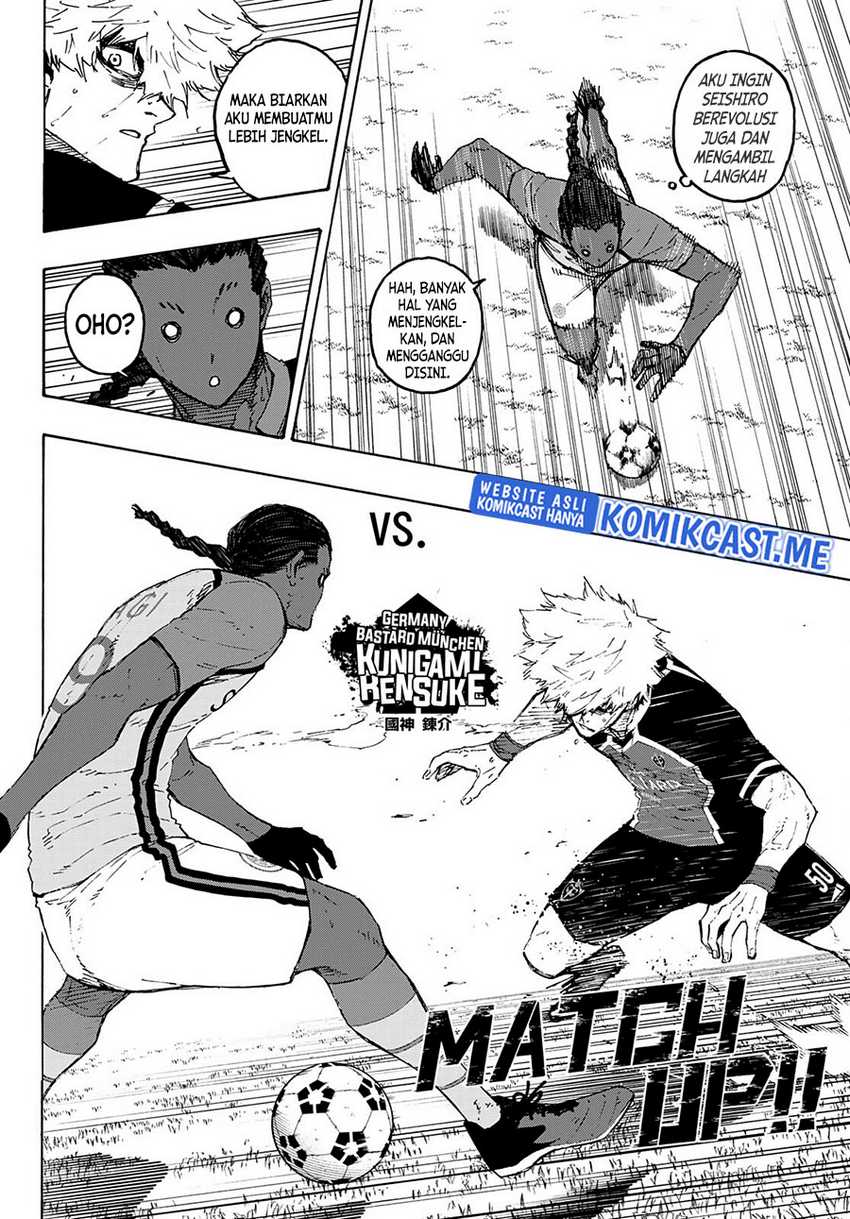 Blue Lock Chapter 188 - halaman 3