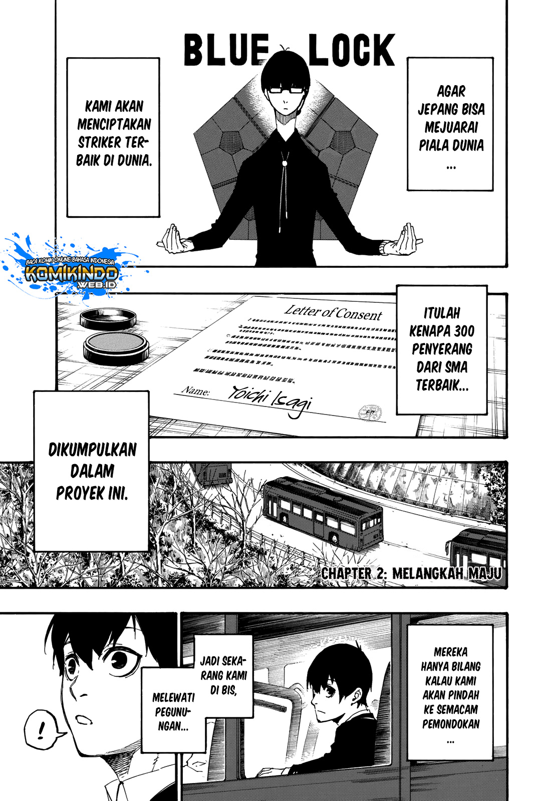 Blue Lock Chapter 2 - halaman 2