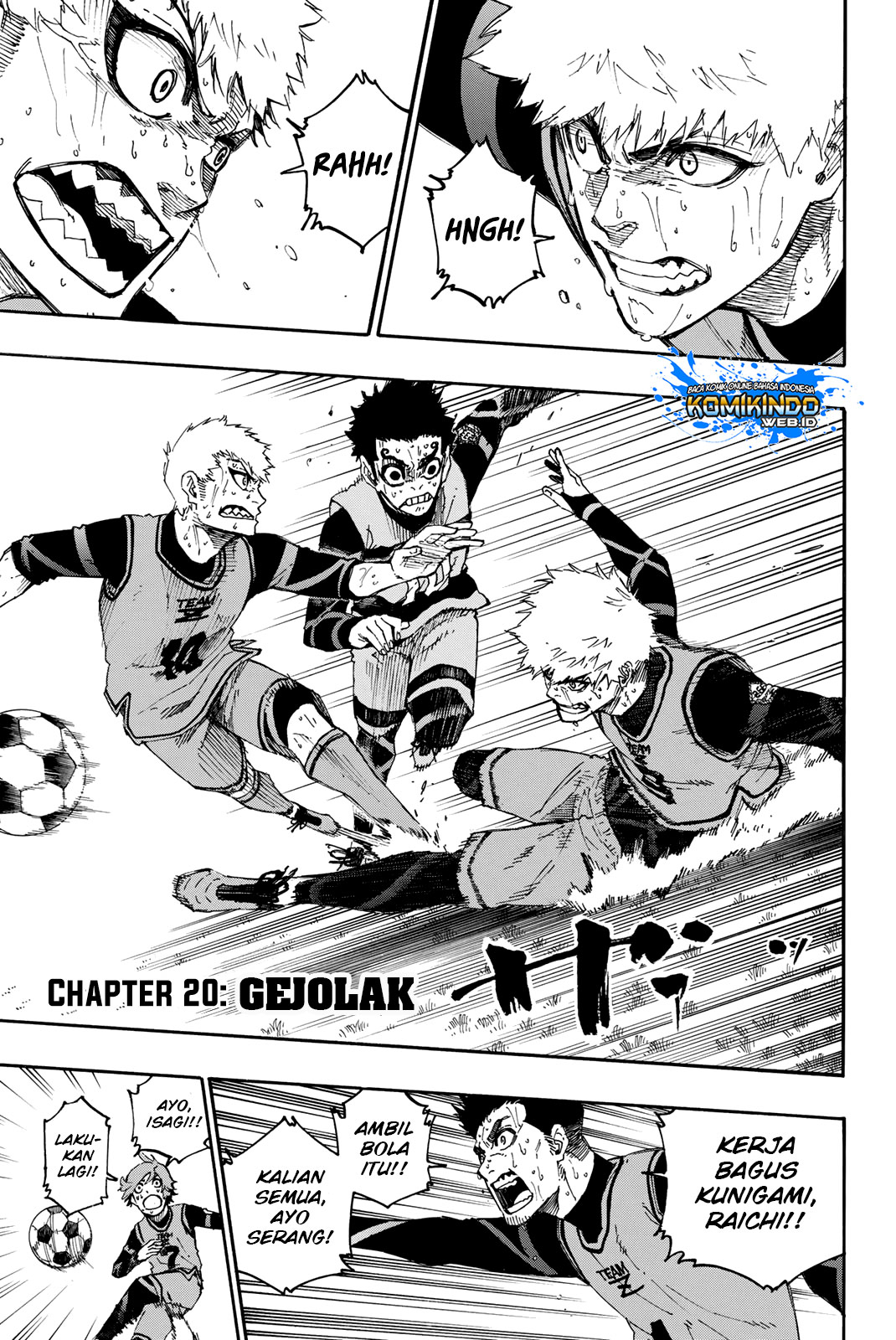 Blue Lock Chapter 20 - halaman 2
