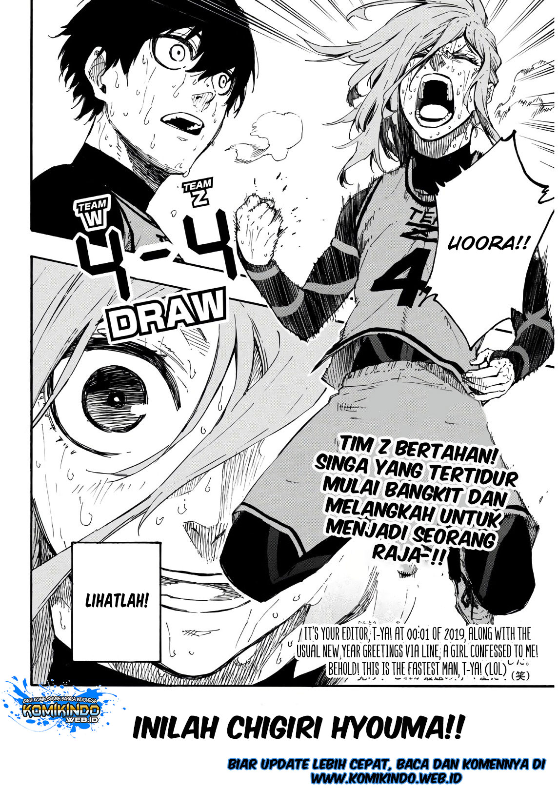 Blue Lock Chapter 21 - halaman 22