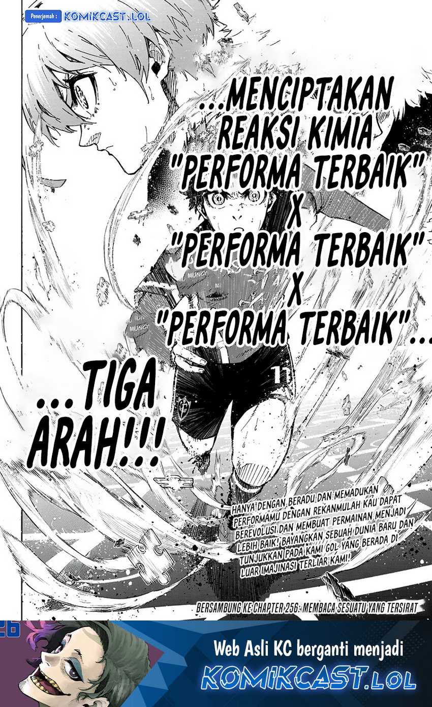 Blue Lock Chapter 255 - halaman 19