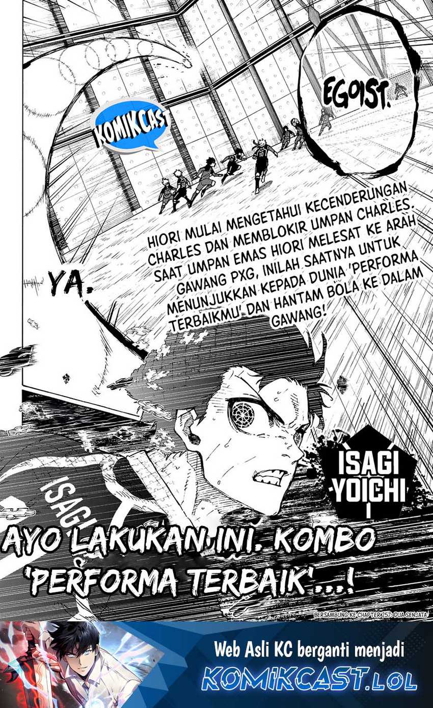 Blue Lock Chapter 256 - halaman 18